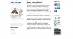Desktop Screenshot of isauroblanco.com